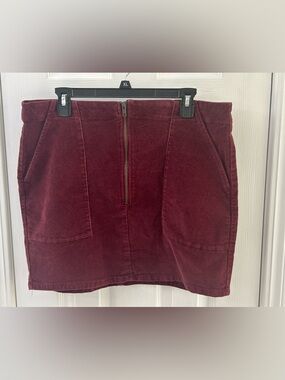Wild Fable Burgundy Skirt